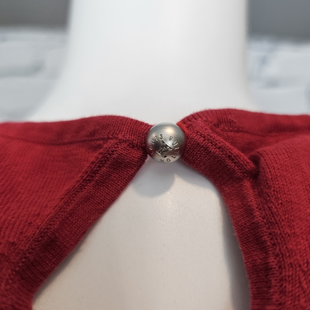 Louis Vuitton Vintage Red Cotton Tank Top - Picture 6 of 9